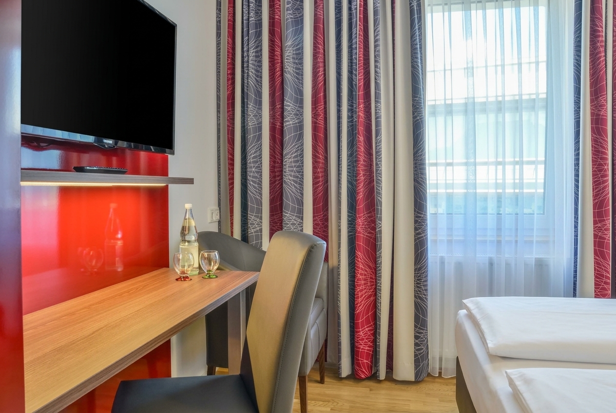Detaillierte Ausstattung im Hotelzimmer
