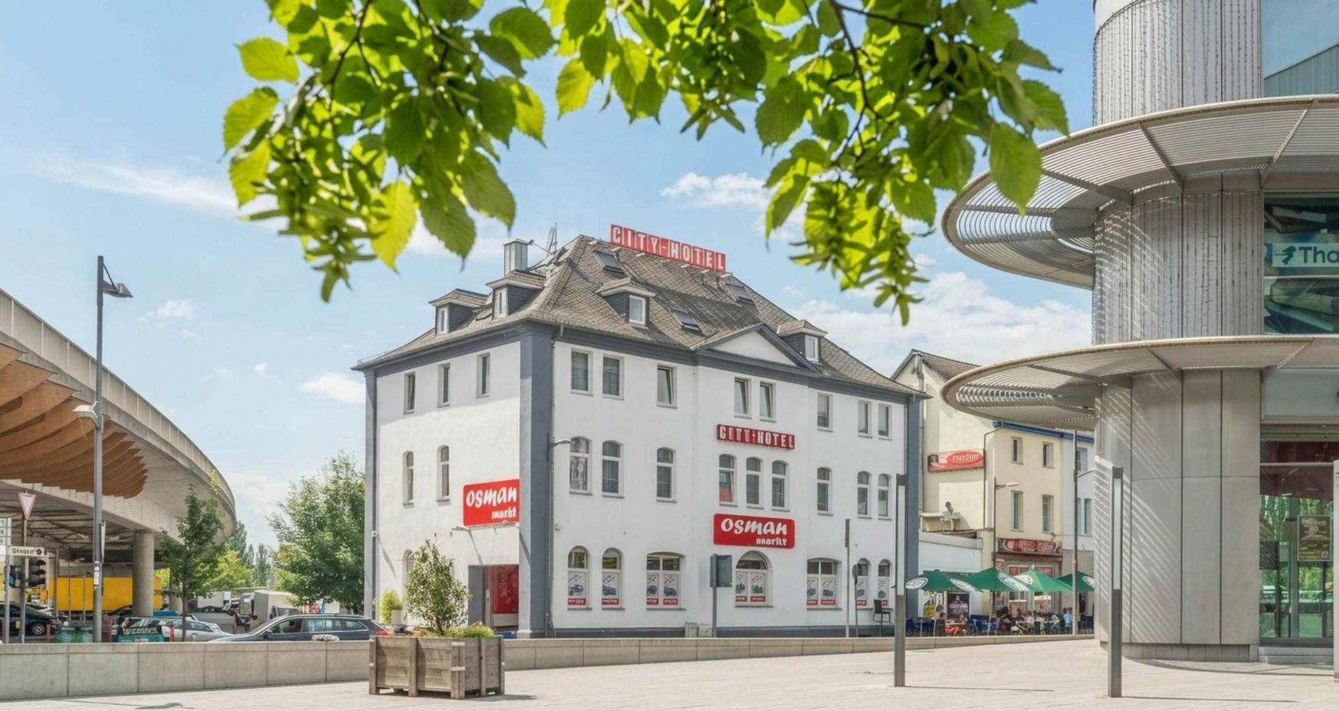 Außenansicht City-Hotel Wetzlar am Bahnhof